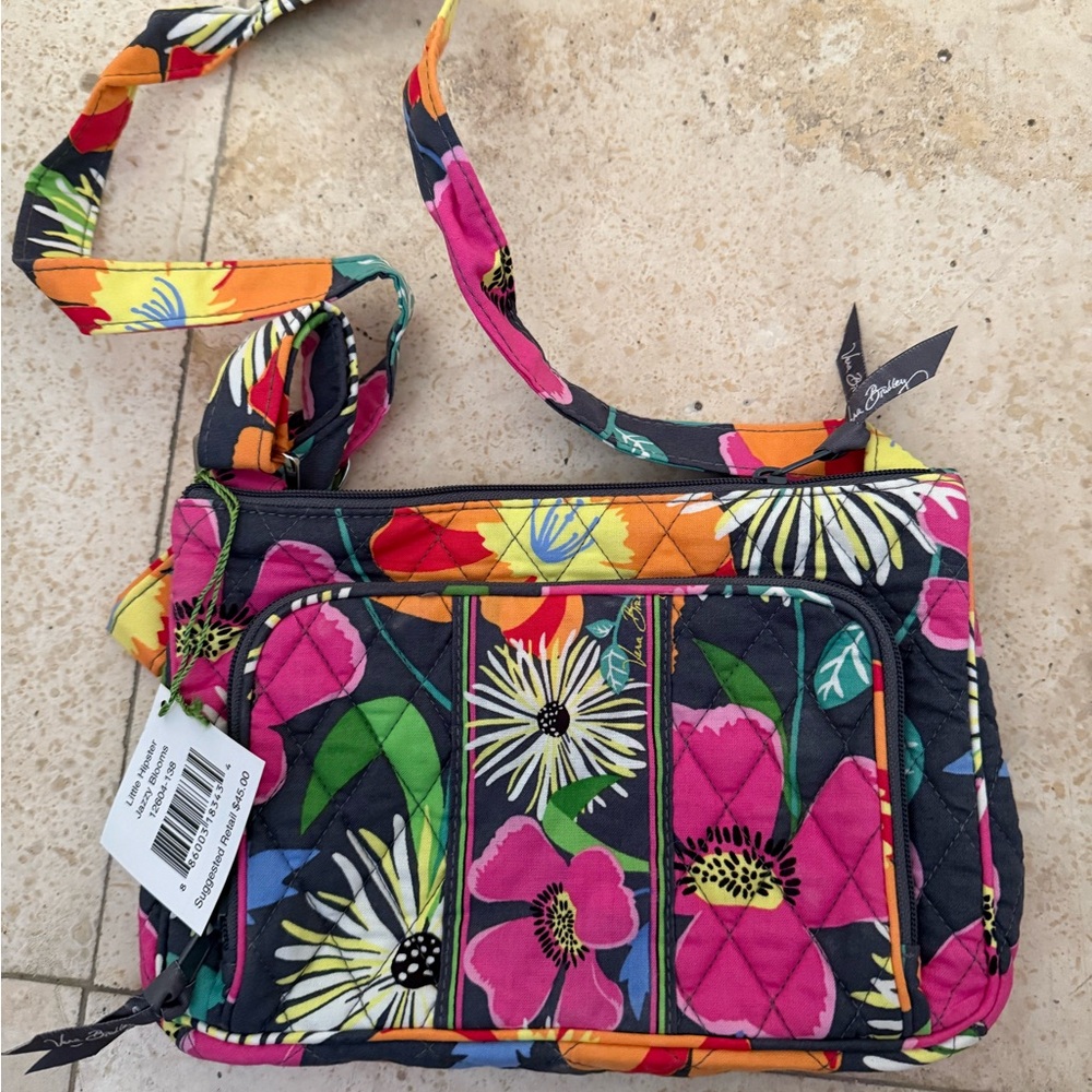 Vera Bradley Floral Crossbody Bag - Multicolor
